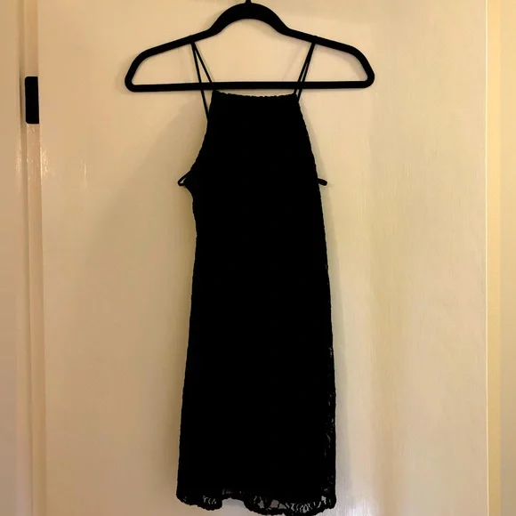 Pins & Needles Dresses | Black Crochet Mini Dress for Urban Outfitters | Color: Black | Size: Xs | Ktgoswitz's Closet